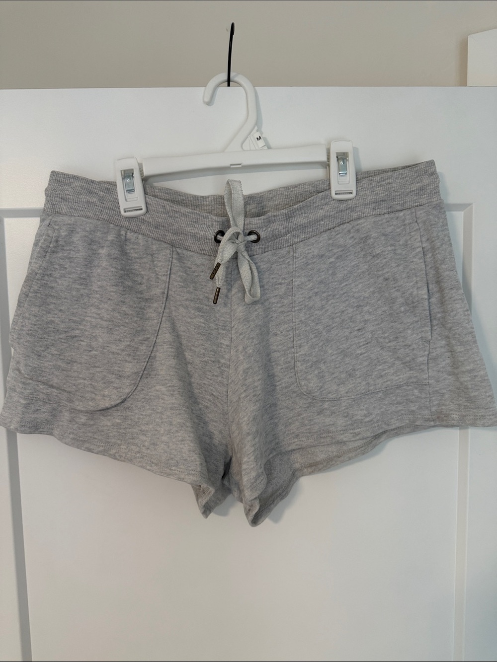 stars above Light Gray Knit Athletic Lounge Shorts